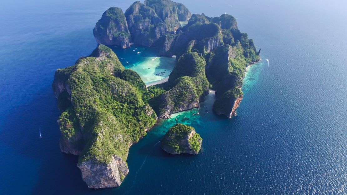 Phi Phi Islands coastline